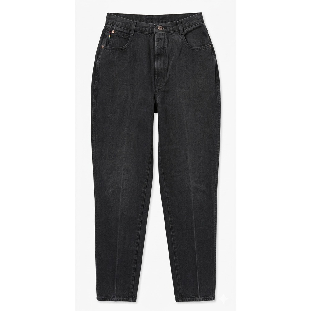 VINTAGE P.S. GITANO 90's Black High Rise Mom Jeans Size 14 100% Cotton 27x29